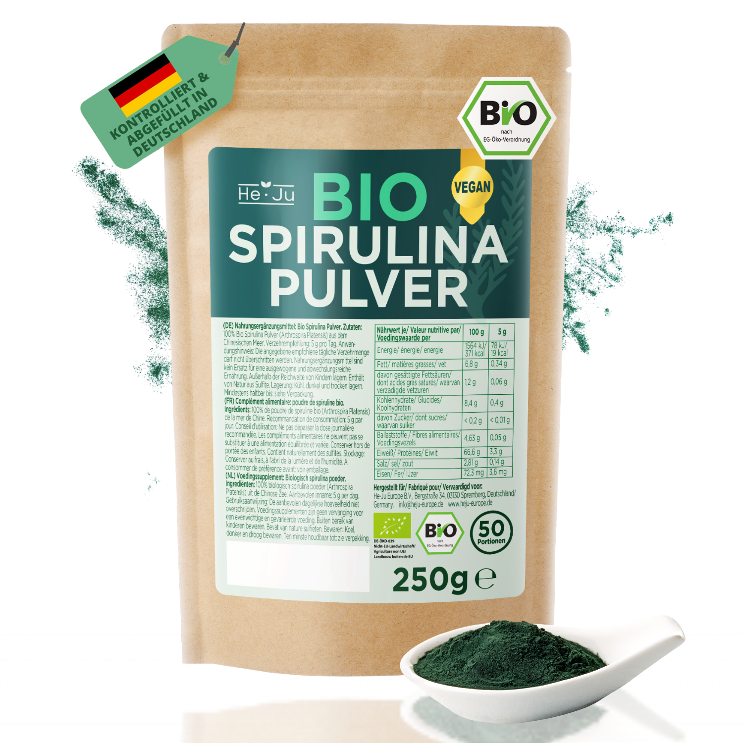 Bio Spirulina Pulver