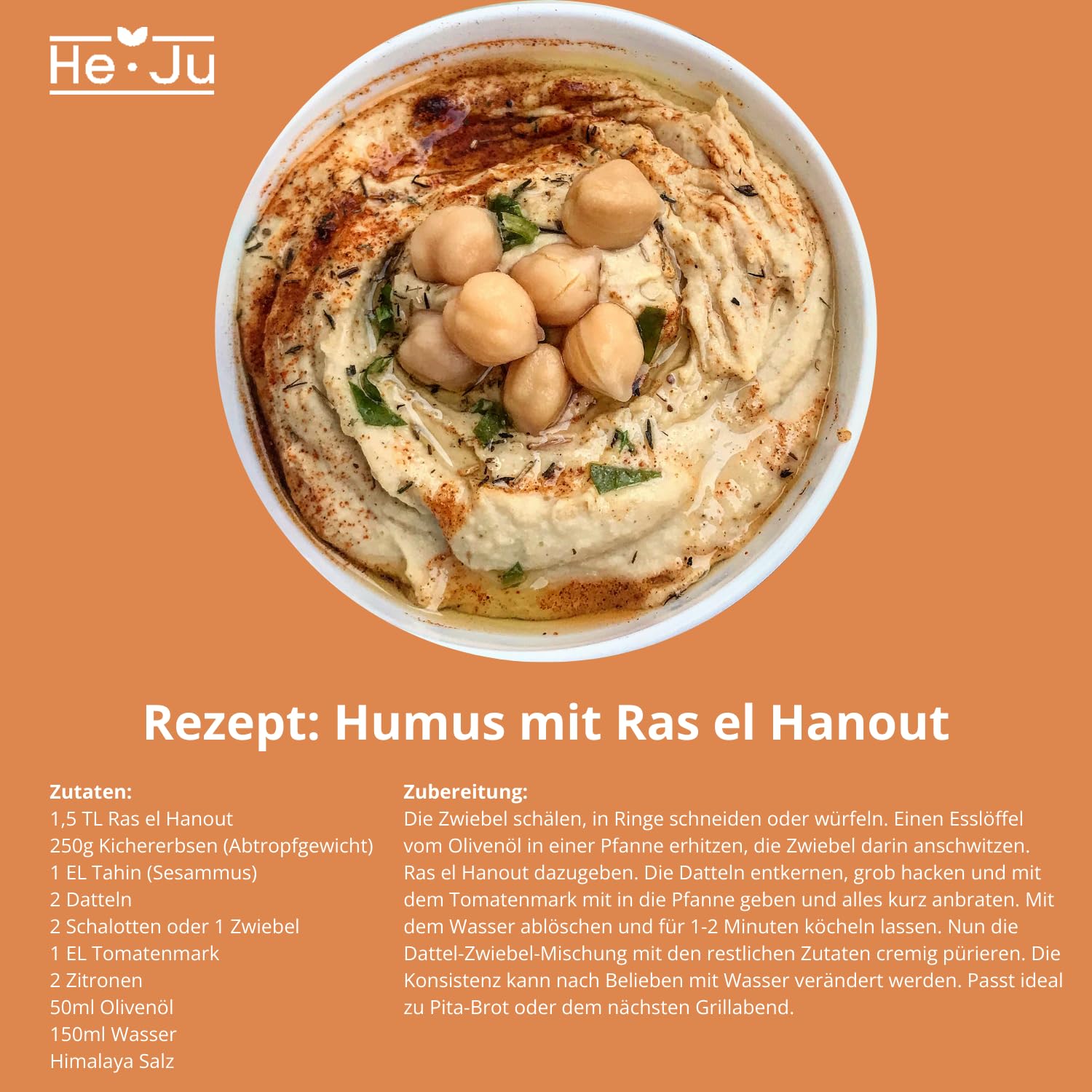 He-Ju Ras el Hanout Gewürz-Mischung 250 g