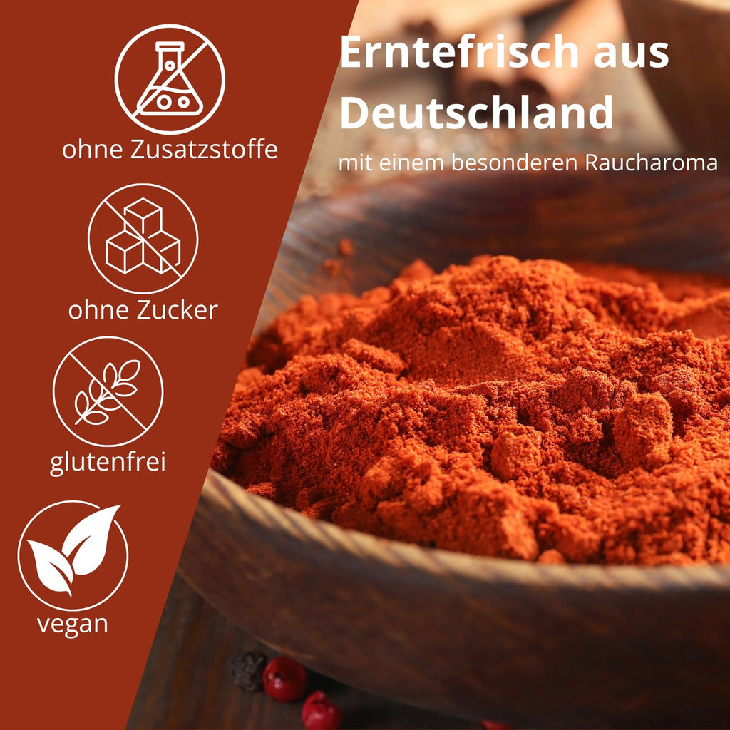 He-Ju Geräuchertes Paprikapulver (smoked) süß, 250 g