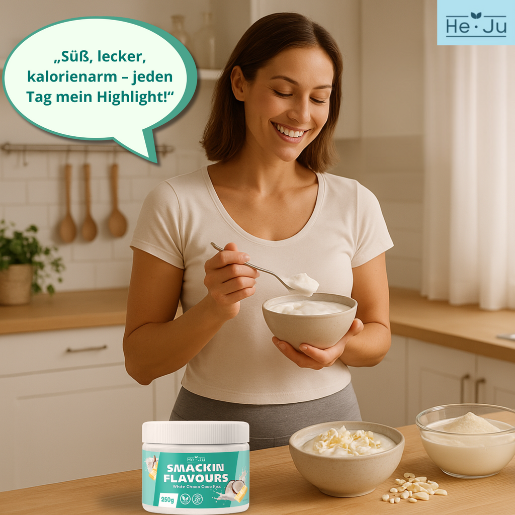 He-Ju Flavour Pulver weiße Schokolade Kokos 250g vegan