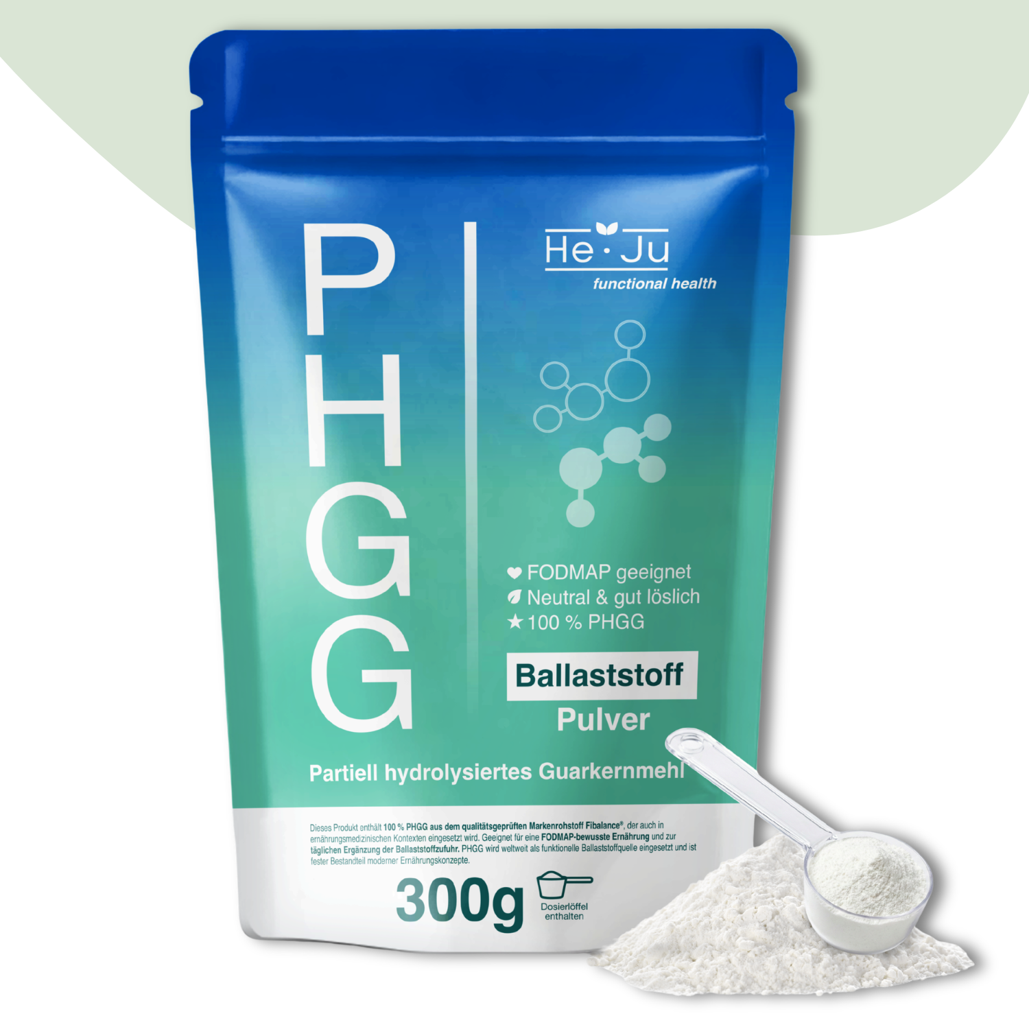 He-Ju PHGG Ballaststoff Pulver (Fibalance®) 300 g