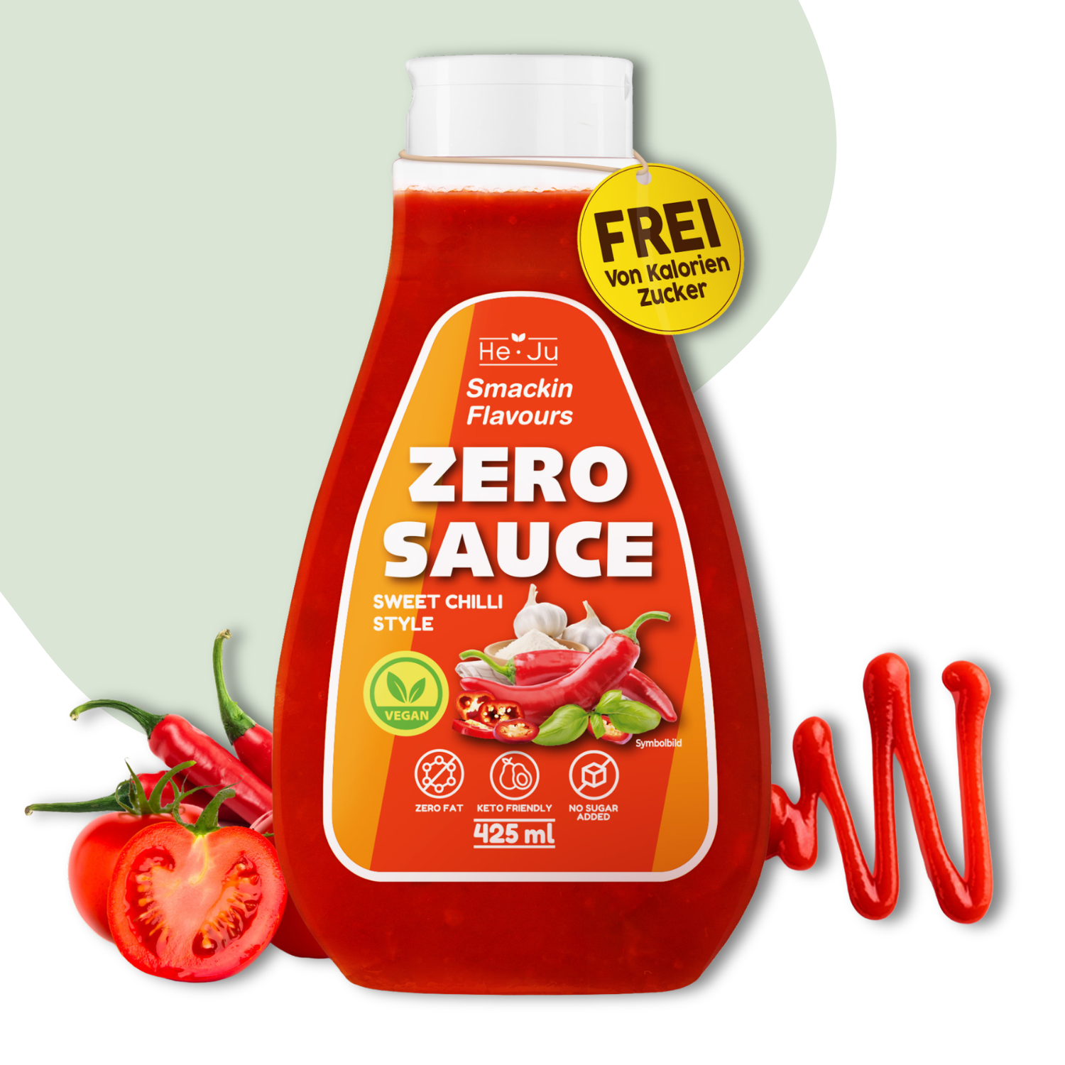 He-Ju Zero Sauce Sweet Chili 1x 425ml Light Sauce