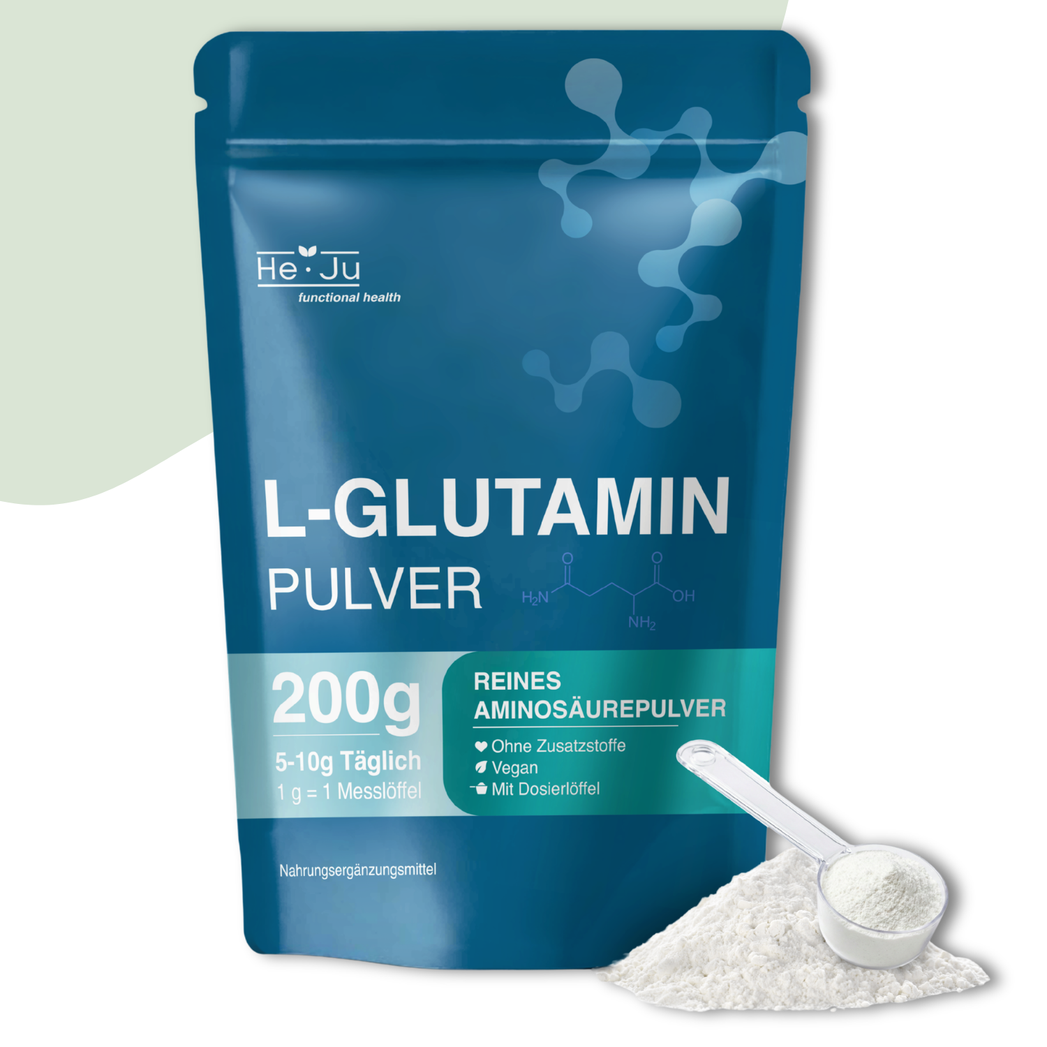 He-Ju L-Glutamin Pulver 200g