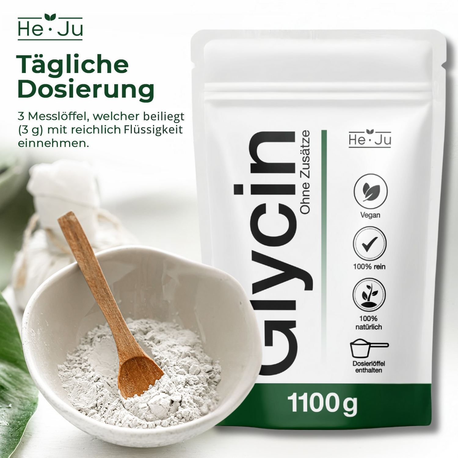 He-Ju Glycin Pulver 1100g