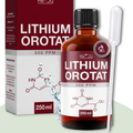 He-Ju Lithium Orotat 250ml Laborchemikalie 550ppm mit Pipette
