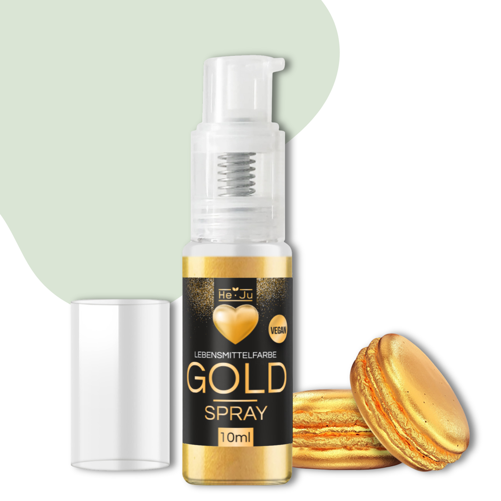 He-Ju Lebensmittelfarbe Gold Spray 10