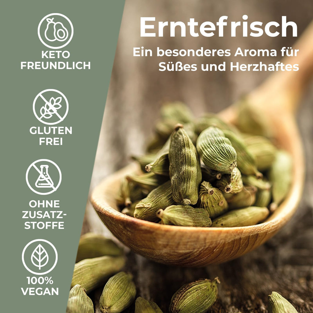 He-Ju Kardamom Ganz Grün 100g