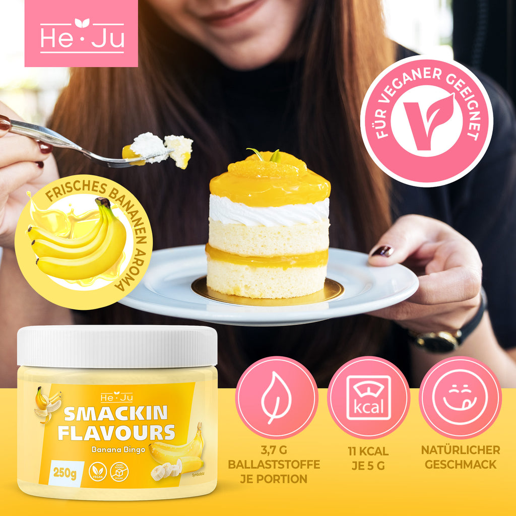 He-Ju Flavour Pulver Banane 250g vegan