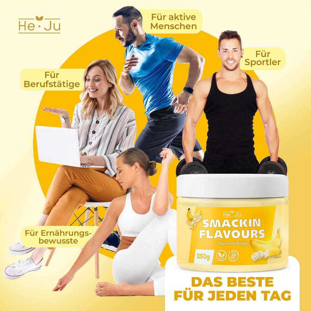 He-Ju Flavour Pulver Banane 250g vegan