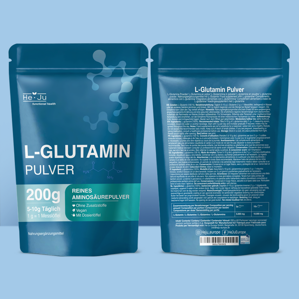 He-Ju L-Glutamin Pulver 200g