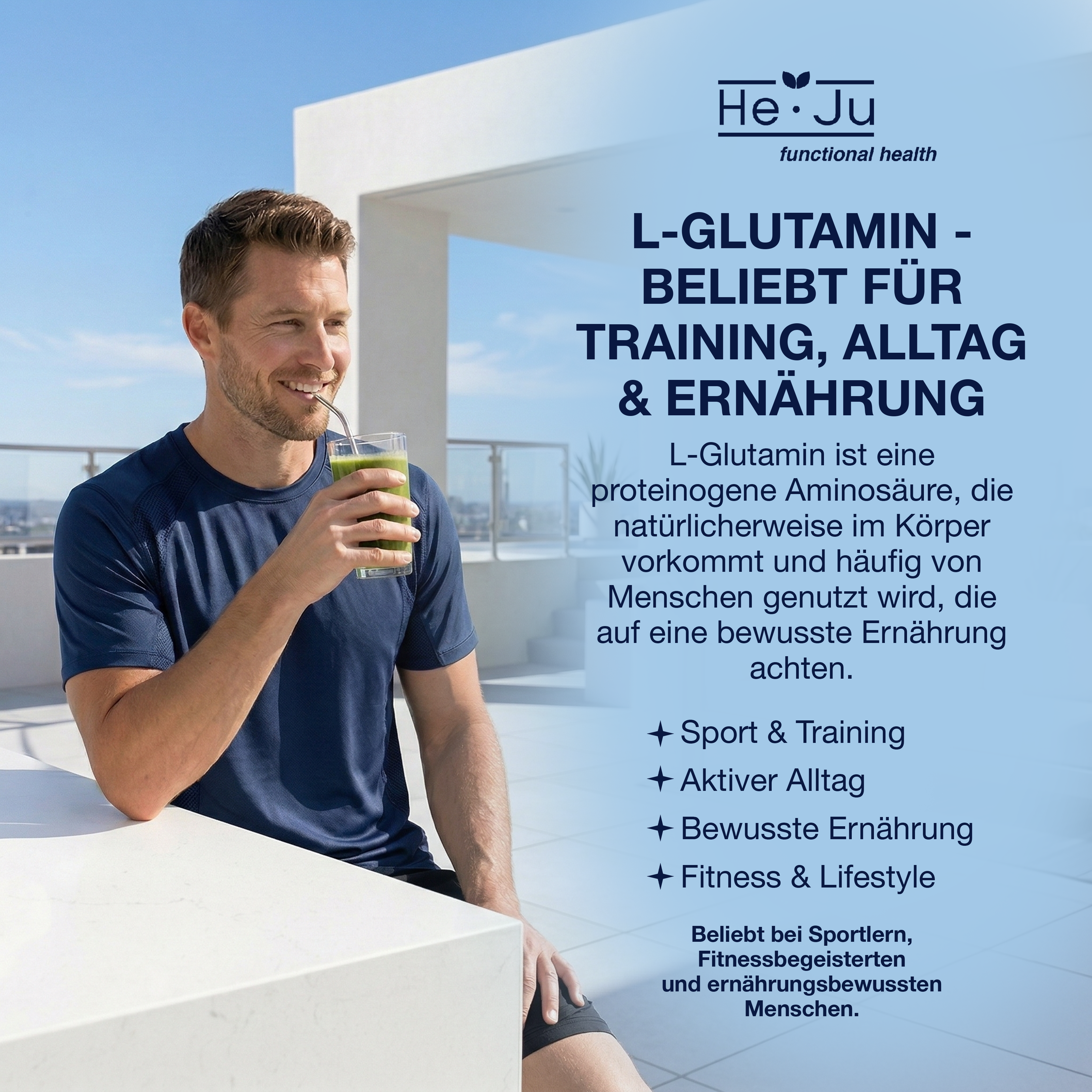 He-Ju L-Glutamin Pulver 200g