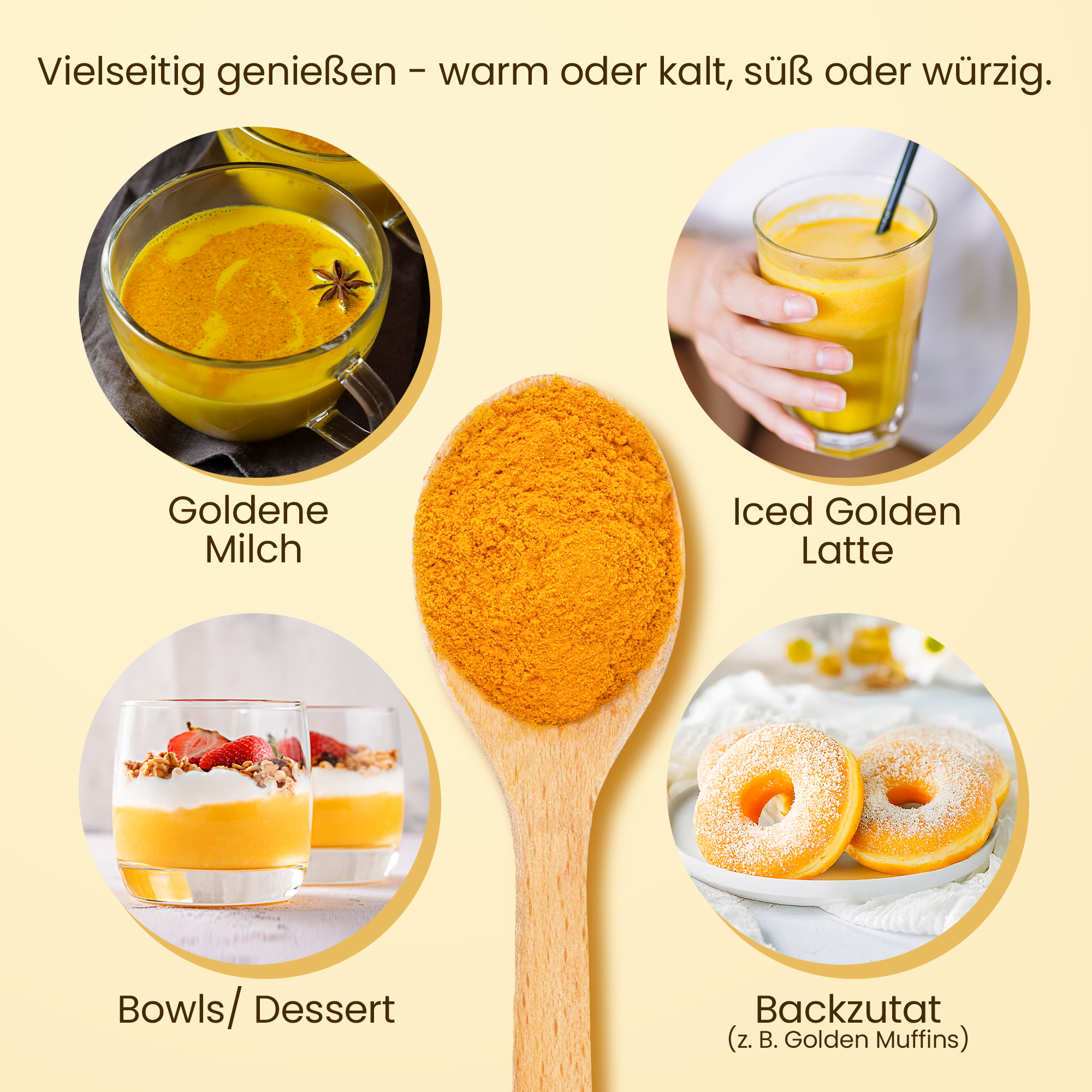He-Ju Bio Goldene Milch Classic, 150g (30 Portionen), Kurkuma Latte Pulver mit Lucuma