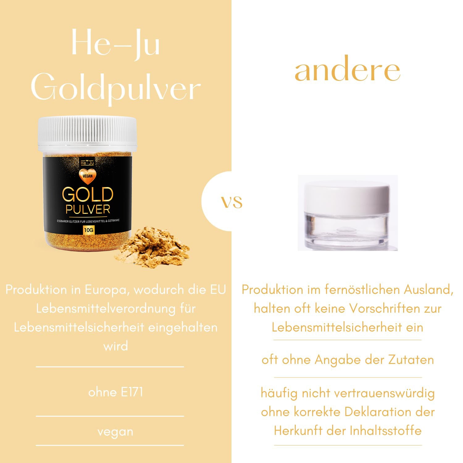 He-Ju Goldpulver essbar 10g
