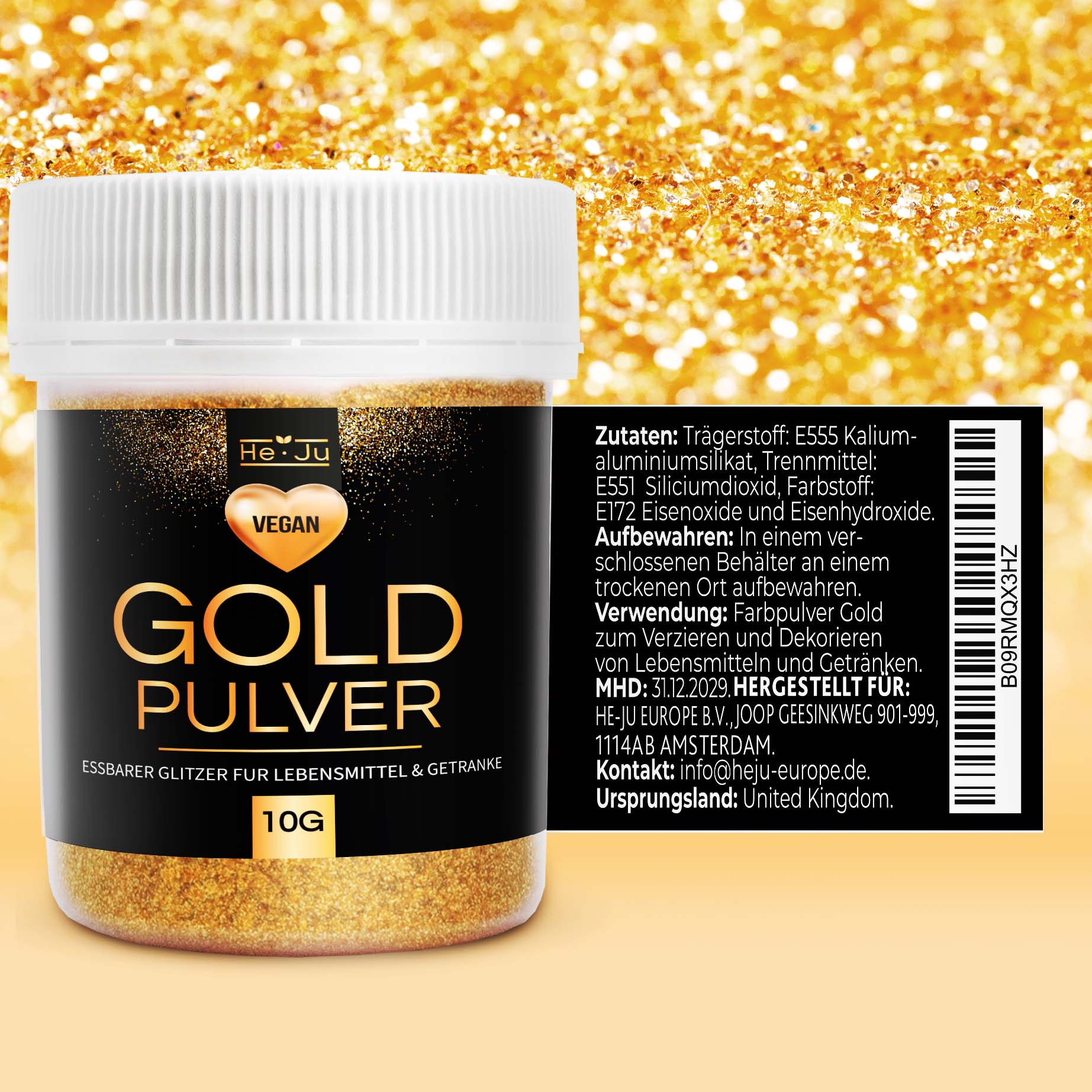 He-Ju Goldpulver essbar 10g
