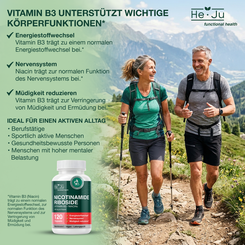 He-Ju Nicotinamide Riboside Chloride 300 mg 120 NR Kapseln