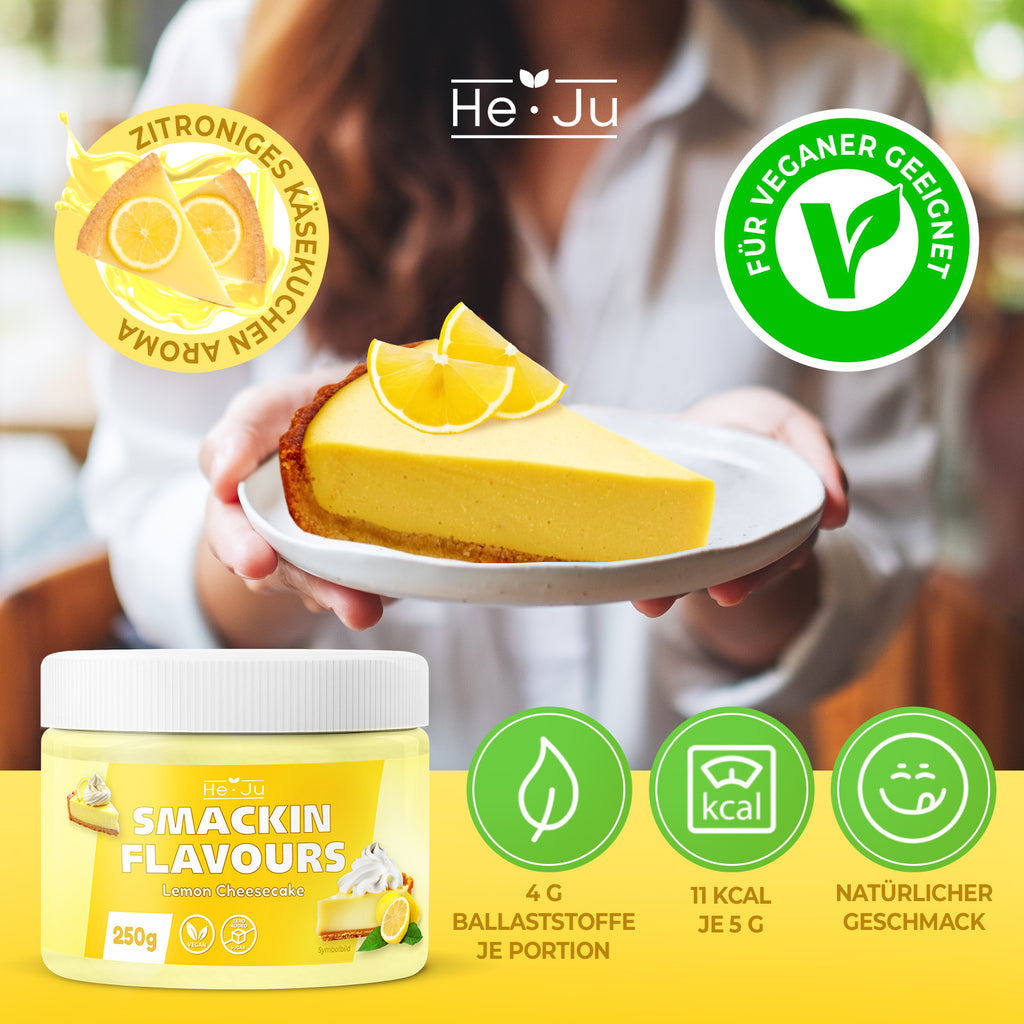 He-Ju Flavour Pulver Lemon Cheesecake 250g, vegan