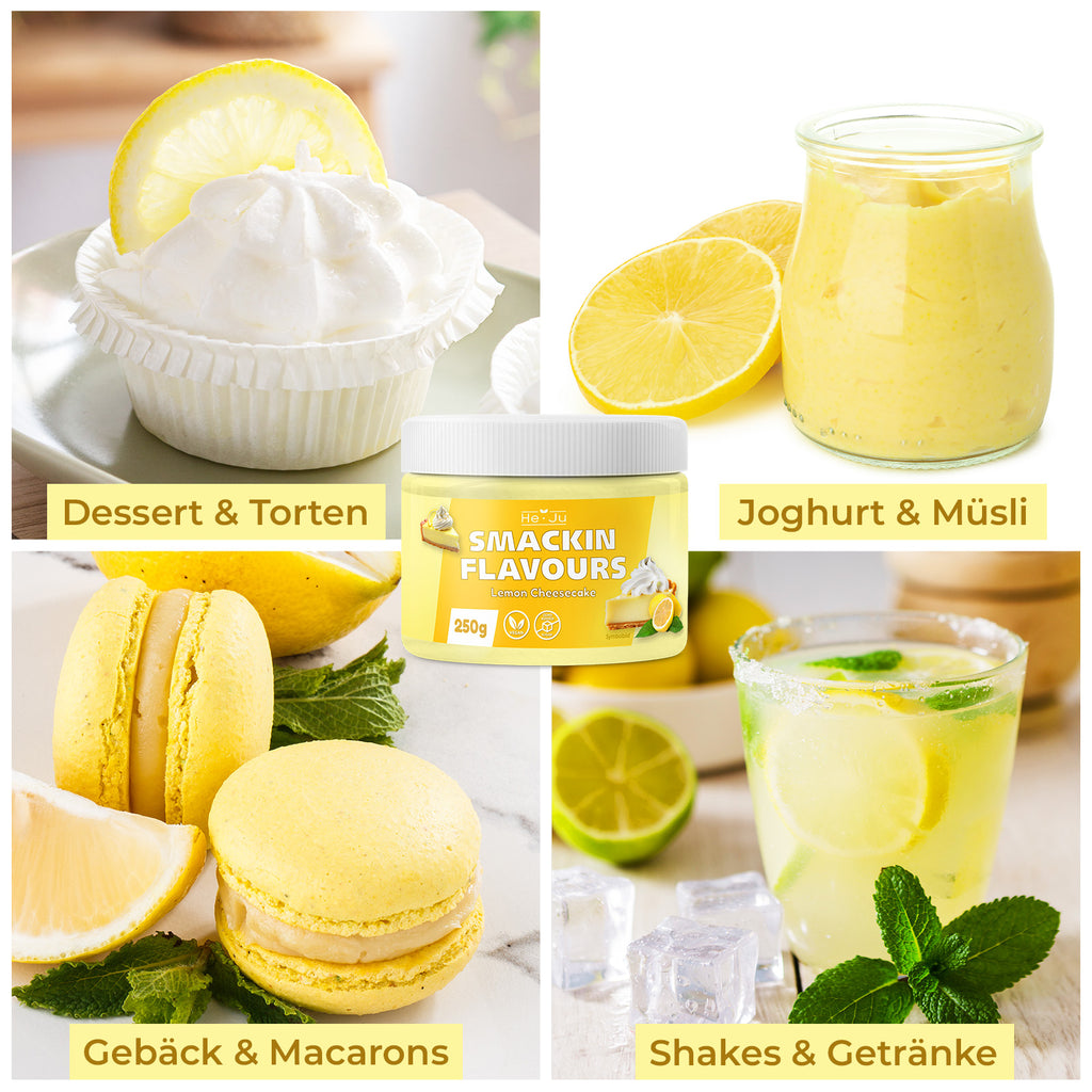 He-Ju Flavour Pulver Lemon Cheesecake 250g, vegan