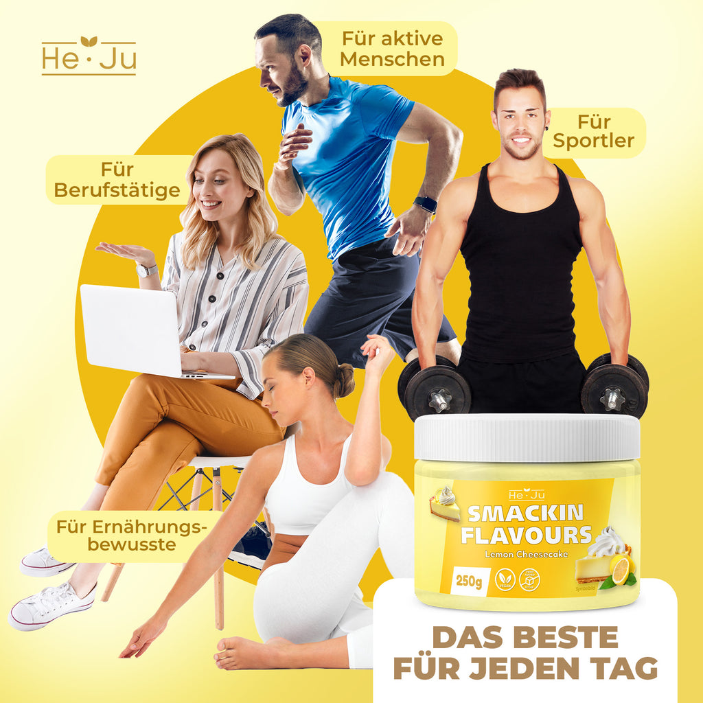 He-Ju Flavour Pulver Lemon Cheesecake 250g, vegan