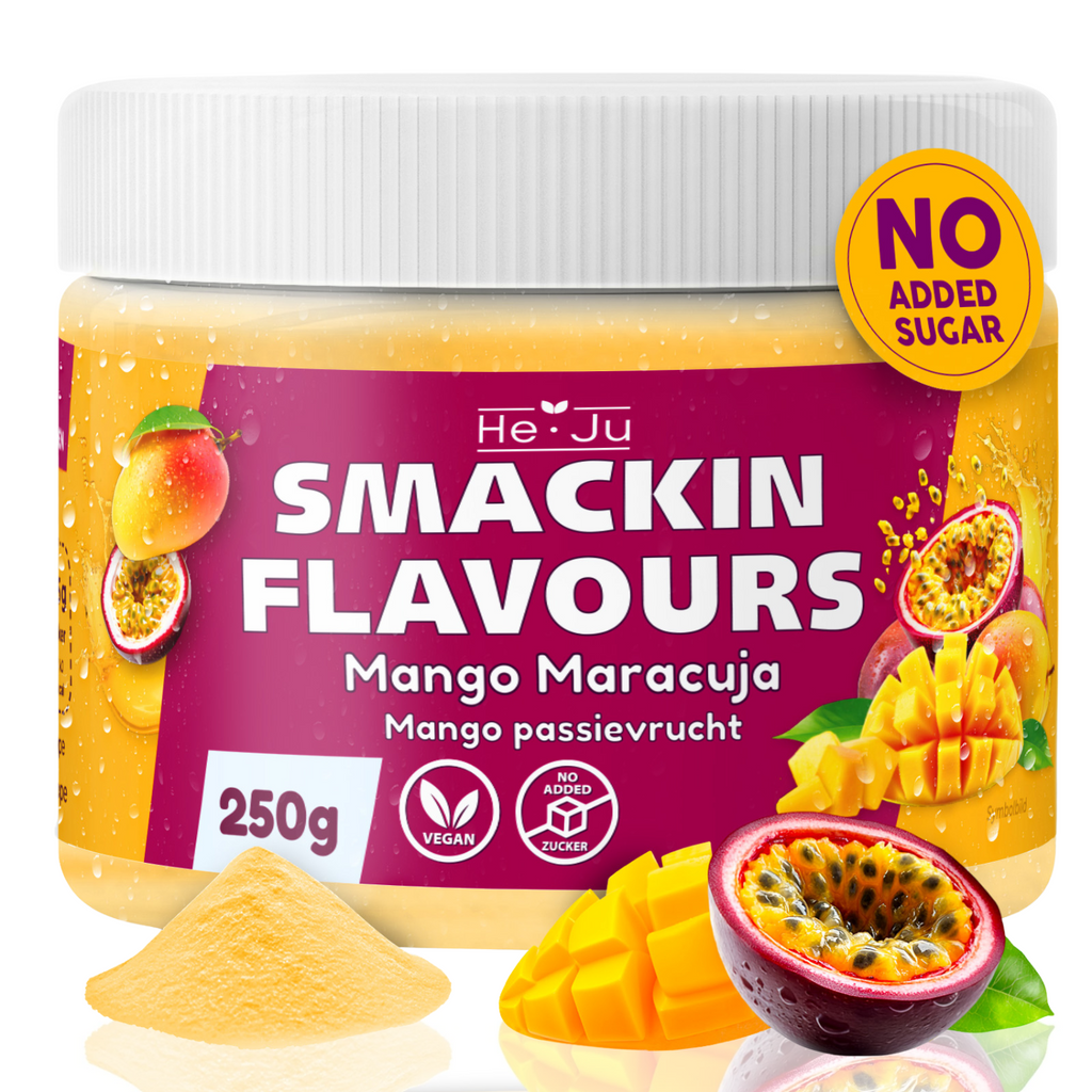 He-Ju Flavour Pulver Mango Maracuja 250g vegan