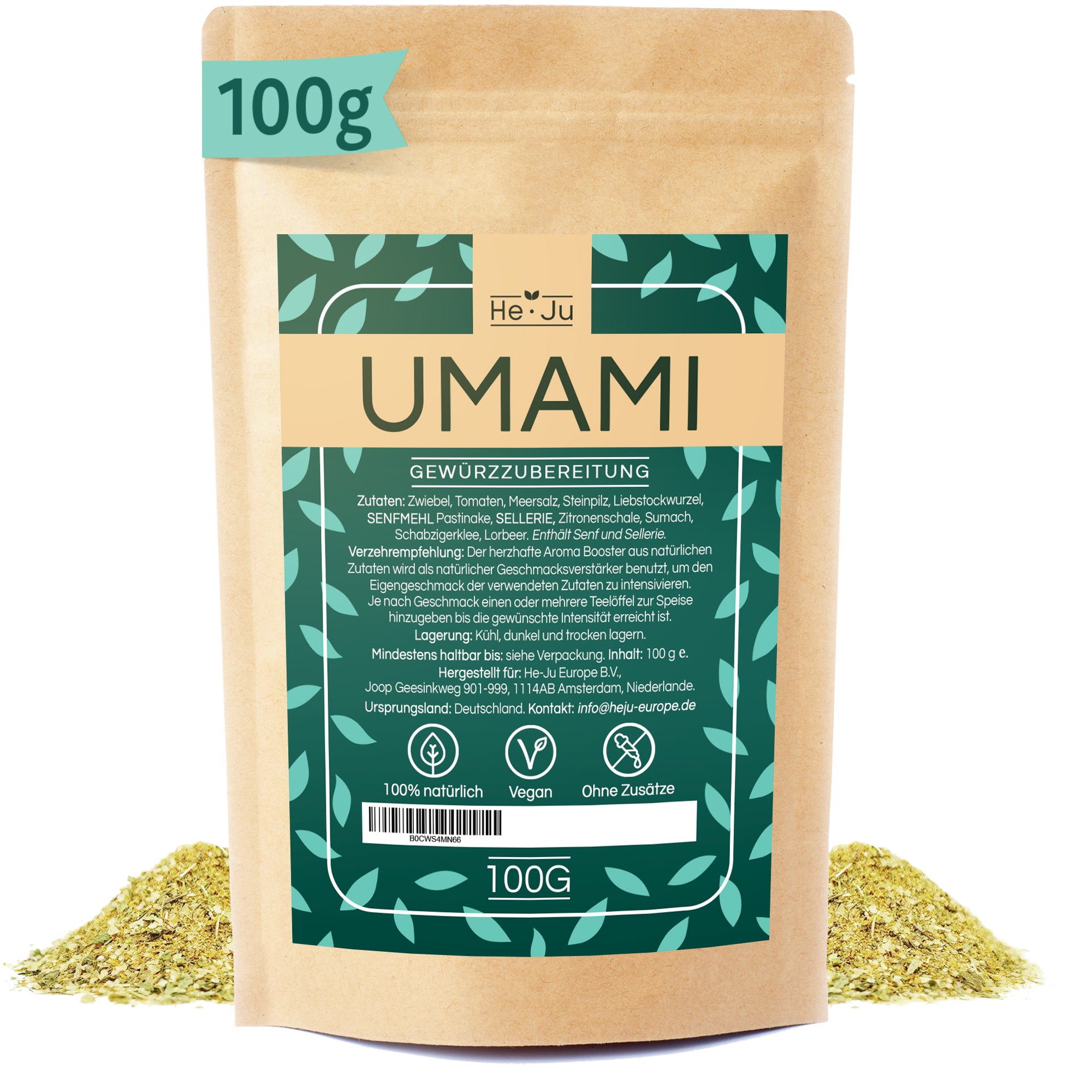 He-Ju Umami Gewürzmischung 100g, vegan