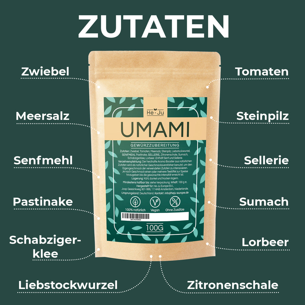 He-Ju Umami Gewürzmischung 200g, vegan