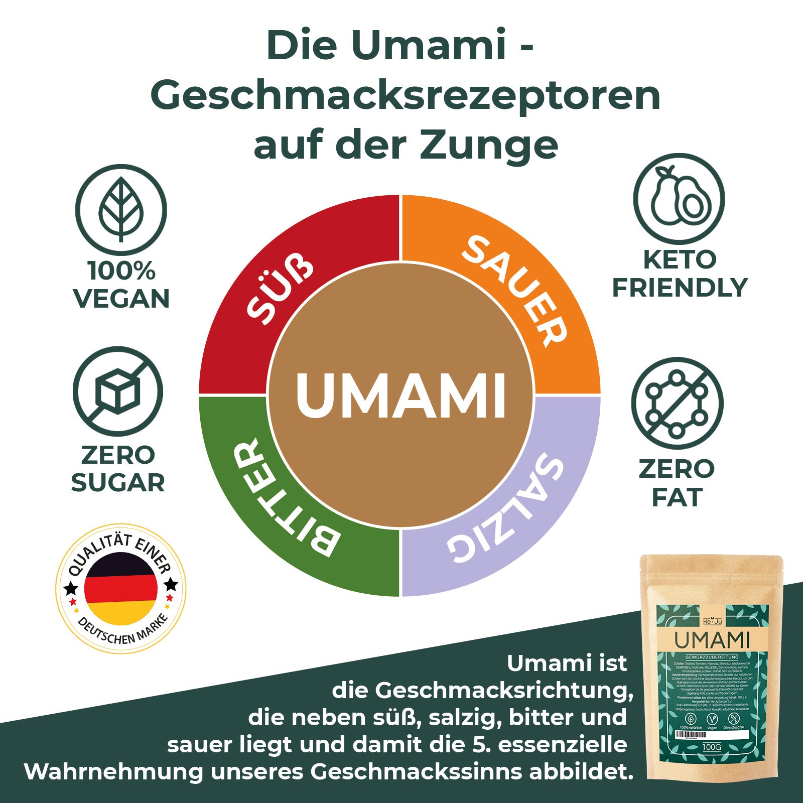 He-Ju Umami Gewürzmischung 200g, vegan