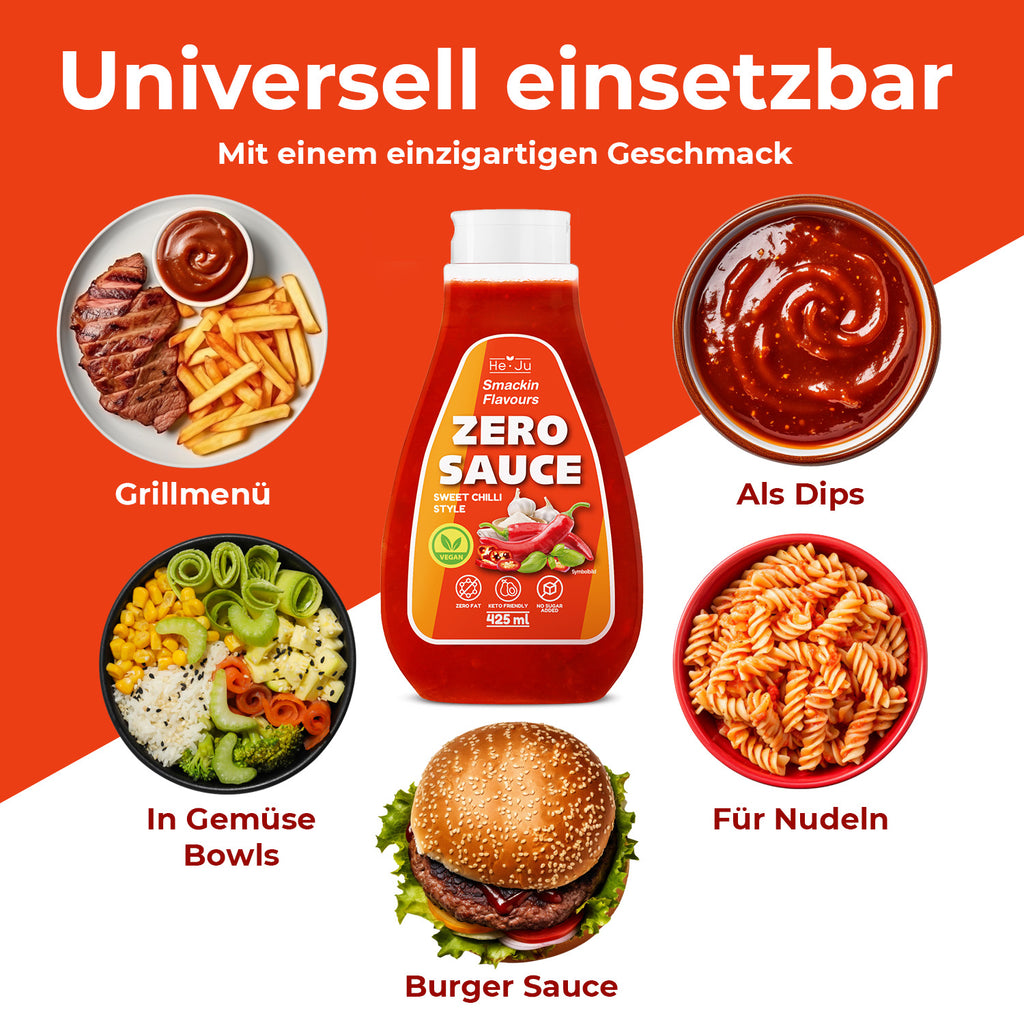 He-Ju Zero Sauce Sweet Chili 1x 425ml Light Sauce