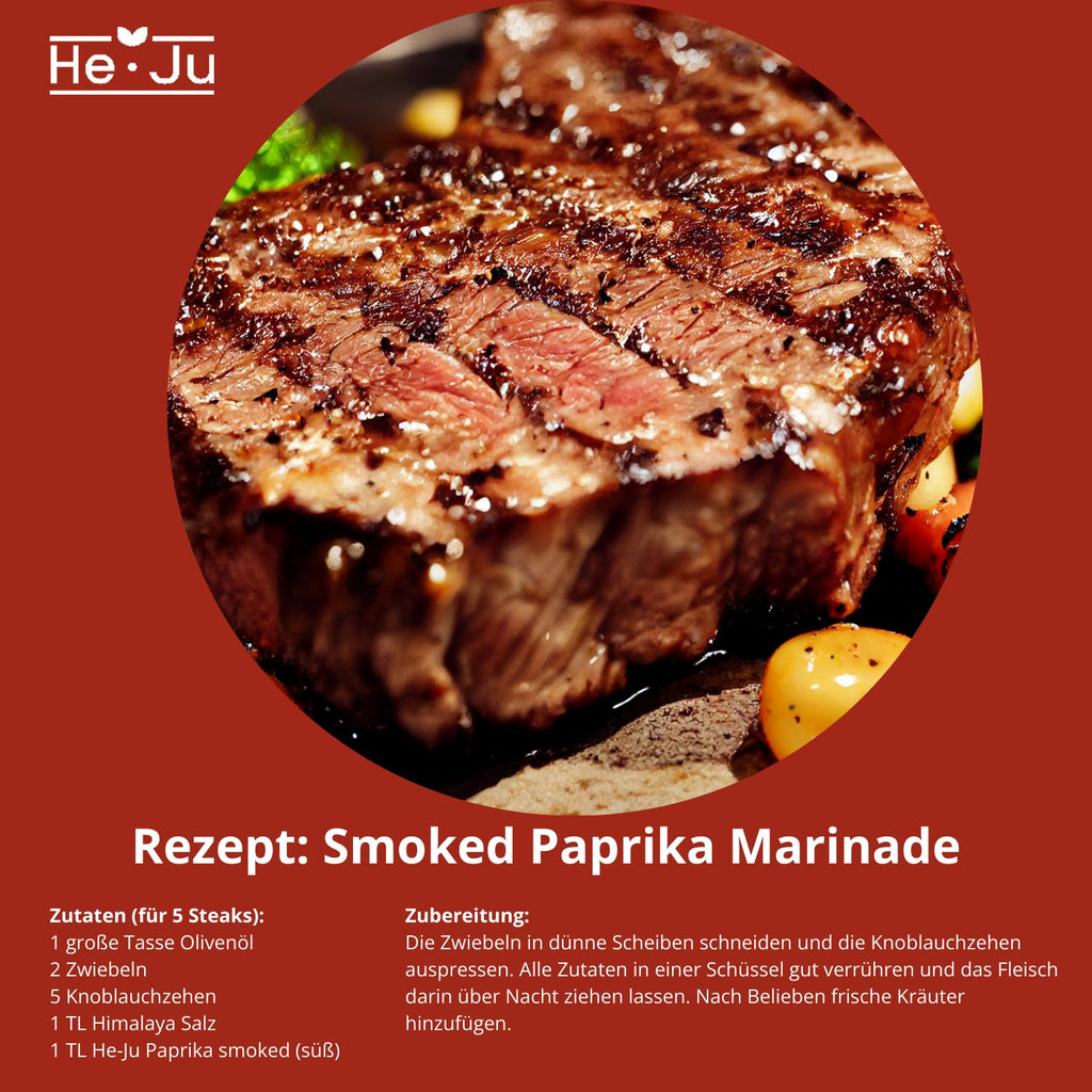 He-Ju Geräuchertes Paprikapulver (smoked) süß, 250 g