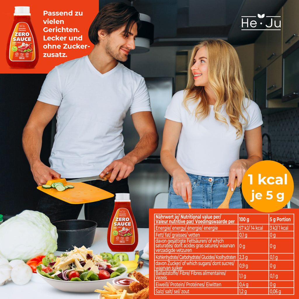 He-Ju Zero Sauce Sweet Chili 1x 425ml Light Sauce